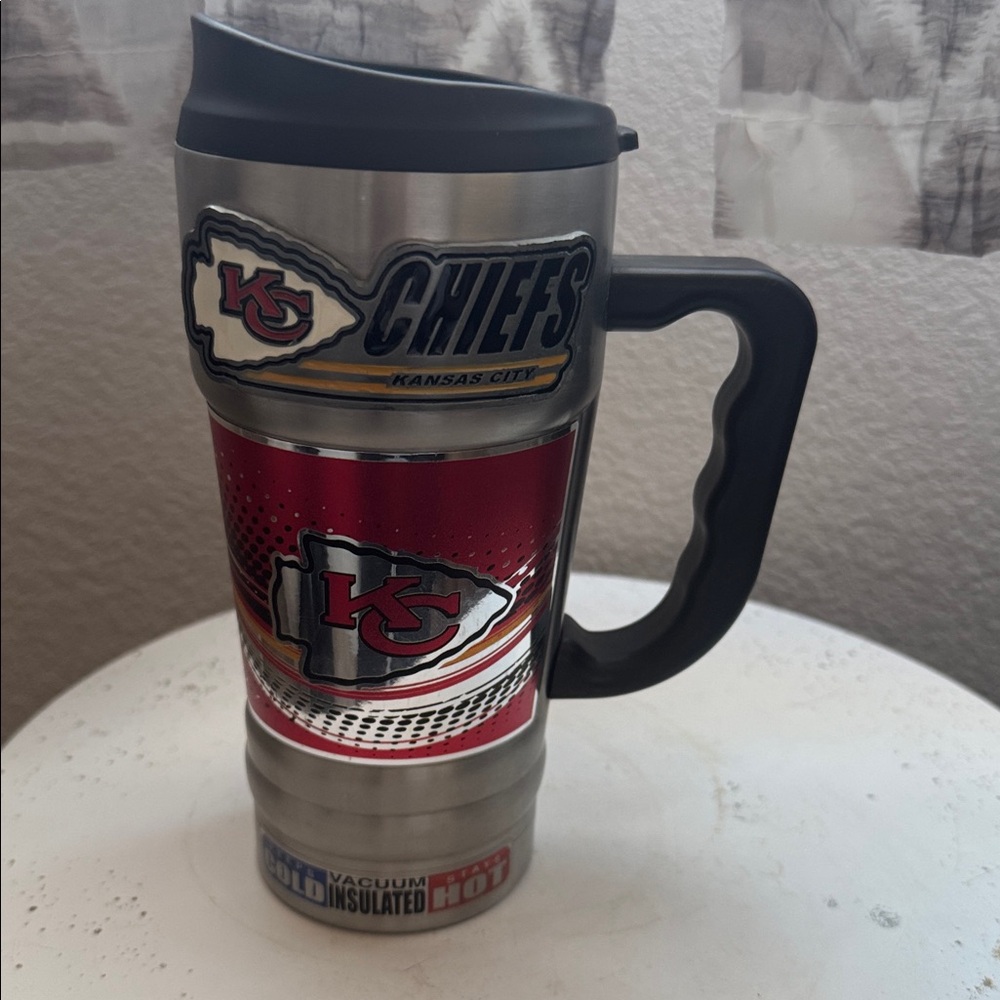 Kansas City Chiefs Insulated Travel Mug NWOT